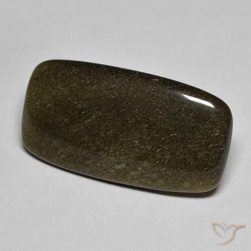 Obsidiana preto natural 9,53ct, almofada cortada, opaco