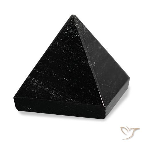 Obsidiana Preto com linhas cinza Natural 77.47ct, Quadrado, Opaco