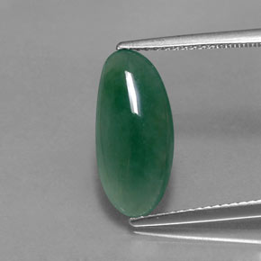 Jade de onfacita verde natural 3,52ct, forma extravagante, translúcido