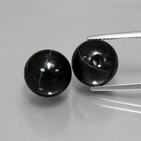 Pedras preciosas de ônix preto natural de  ct, esfera / bola, opaco