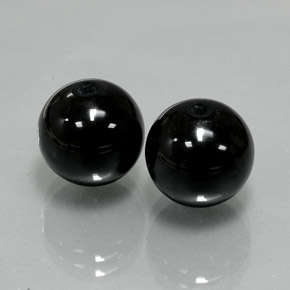 Pedras preciosas de ônix preto natural de  ct, esfera / bola, opaco