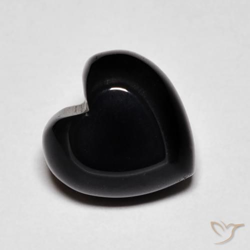 4.34ct Natural Preto Ônix, Coração, Opaco