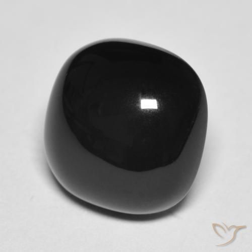 4.81ct Natural Preto Ônix, Almofada, Opaco