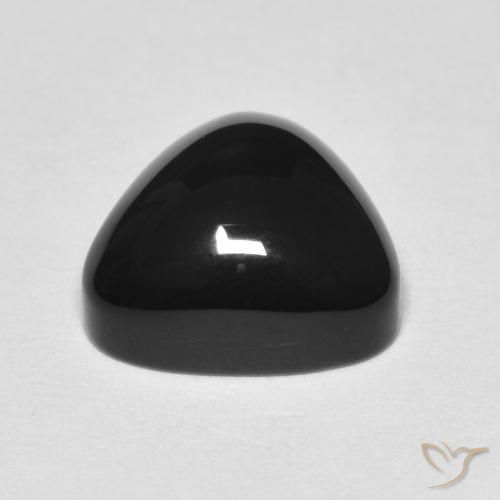 Ônix Preto Natural 3.35ct, Trilhão, Opaco