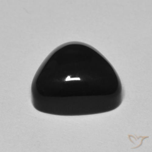 3.35ct Natural Preto Ônix, Trilhão, Opaco