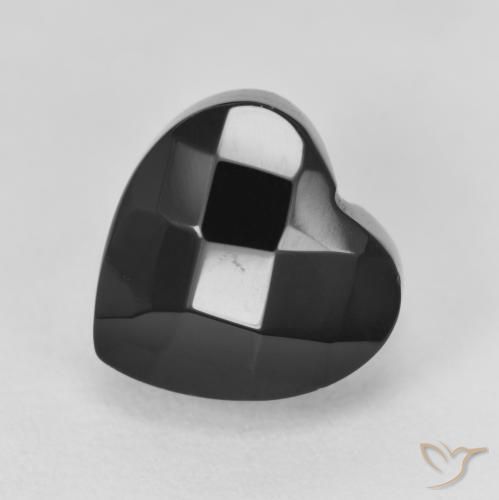 4.38ct Natural Preto Ônix, Coração, Opaco