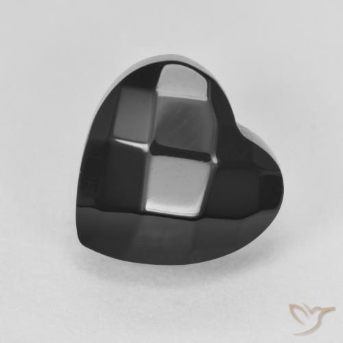 4.19ct Natural Preto Ônix, Coração, Opaco