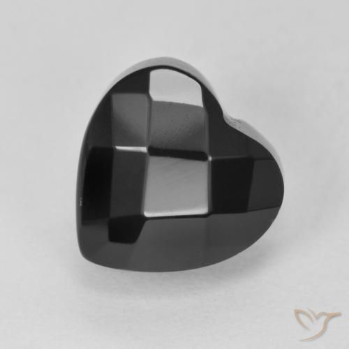 4.22ct Natural Preto Ônix, Coração, Opaco