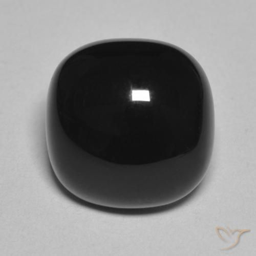 4.74ct Natural Preto Ônix, Almofada, Opaco