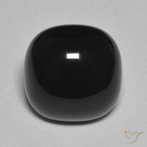 4.70ct Natural Preto Ônix, Almofada, Opaco
