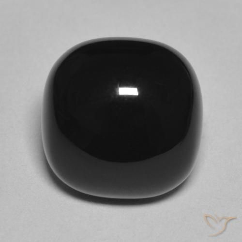 4.89ct Natural Preto Ônix, Almofada, Opaco