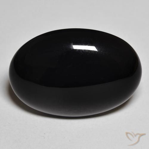 19.31ct Natural Preto Ônix, oval, Opaco