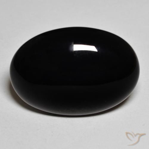 19.41ct Natural Preto Ônix, oval, Opaco