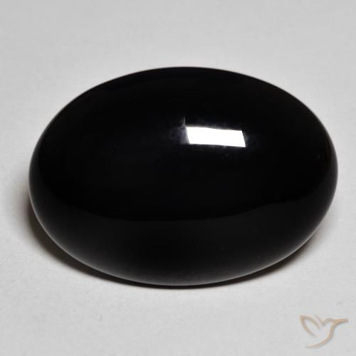 19.82ct Natural Preto Ônix, oval, Opaco