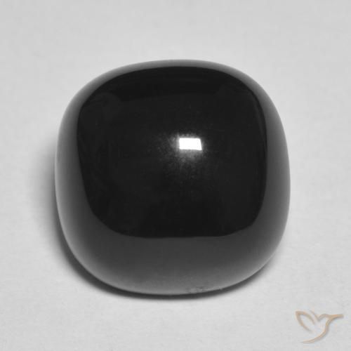 4.71ct Natural Preto Ônix, Almofada, Opaco