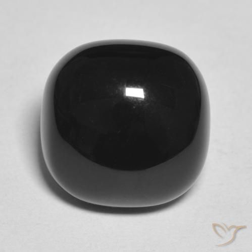 4.83ct Natural Preto Ônix, Almofada, Opaco
