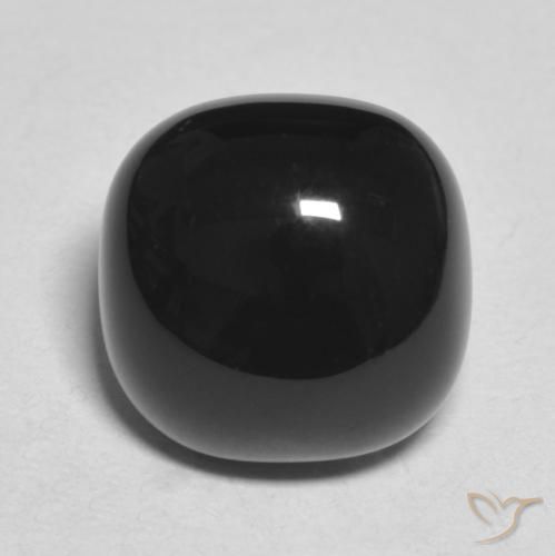 4.89ct Natural Preto Ônix, Almofada, Opaco
