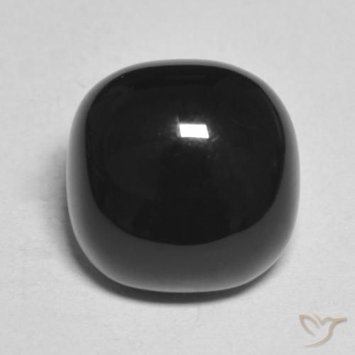 4.84ct Natural Preto Ônix, Almofada, Opaco