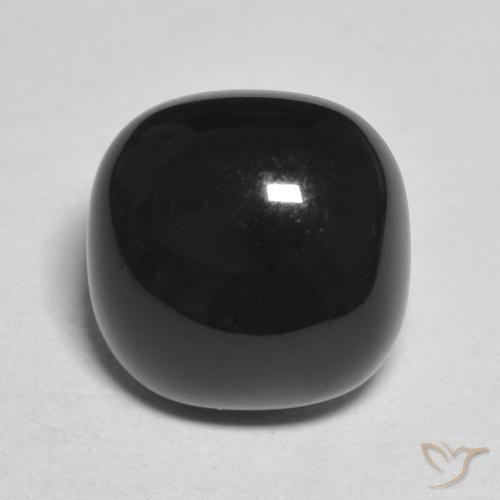 4.85ct Natural Preto Ônix, Almofada, Opaco