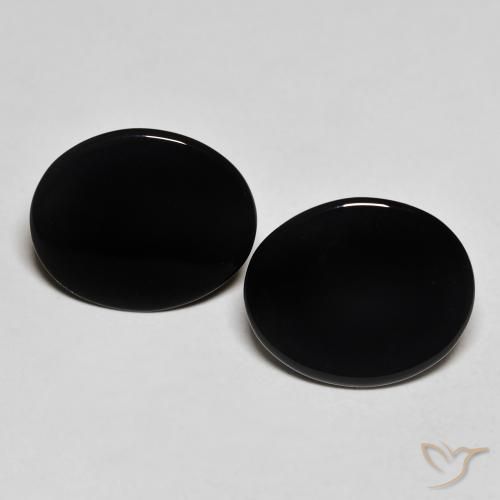 8.12ctw Natural Preto Ônix, oval, Opaco