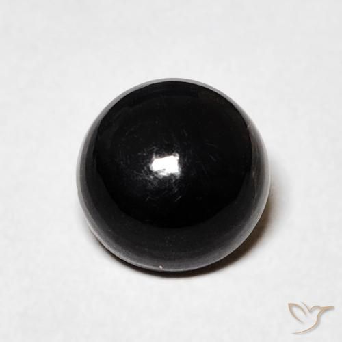 1.37ct Natural Preto Ônix, Redondo, Opaco