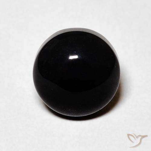 1.59ct Natural Preto Ônix, Redondo, Opaco