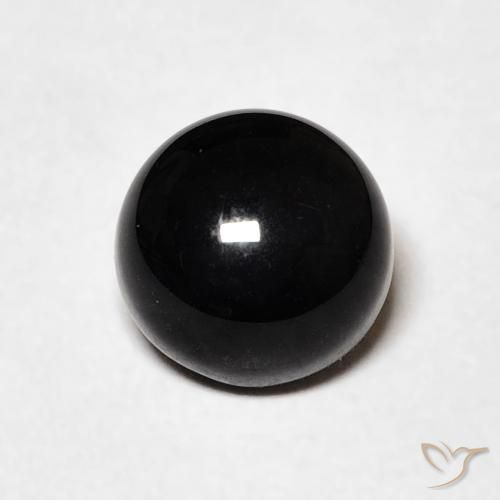 1.23ct Natural Preto Ônix, Redondo, Opaco