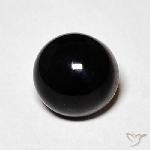 1.63ct Natural Preto Ônix, Redondo, Opaco