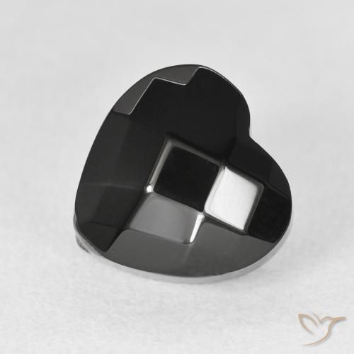 4.31ct Natural Preto Ônix, Coração, Opaco
