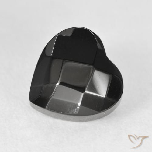 4.33ct Natural Preto Ônix, Coração, Opaco