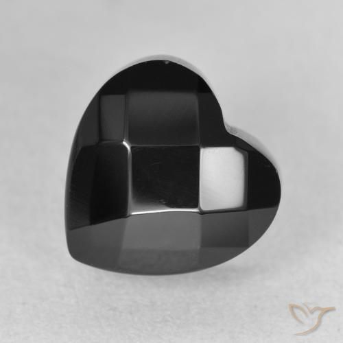 4.35ct Natural Preto Ônix, Coração, Opaco