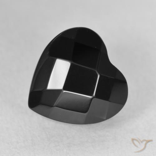4.35ct Natural Preto Ônix, Coração, Opaco