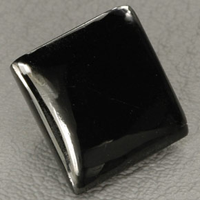 Ônix Preto Natural 23.46ct, baguete, Opaco
