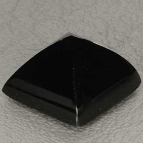 Ônix Preto Natural 23.46ct, baguete, Opaco