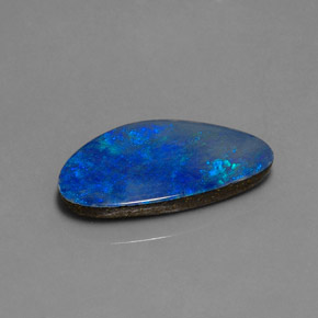 Dupleto de opala multicolorido natural 8,35ct, forma extravagante, opaco