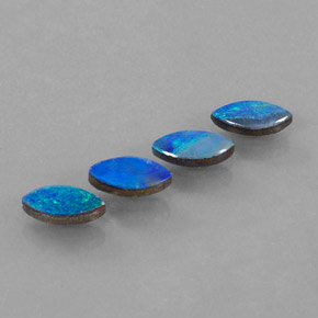 Pedras preciosas de dupleto de opala multicolorido natural de  ct, marquise, opaco