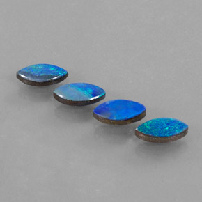 Pedras preciosas de dupleto de opala multicolorido natural de  ct, marquise, opaco