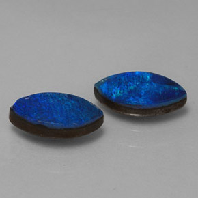 Pedras preciosas de dupleto de opala multicolorido natural de  ct, marquise, opaco