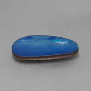Dupleto de opala multicolorido natural 4,42ct, forma extravagante, opaco