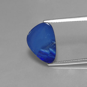 Dupleto de opala multicolorido natural 2,88ct, forma extravagante, opaco