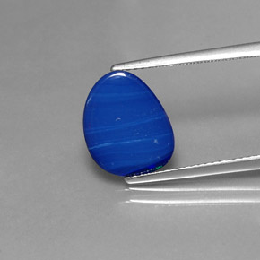 Dupleto de opala multicolorido natural 2,38ct, forma extravagante, opaco