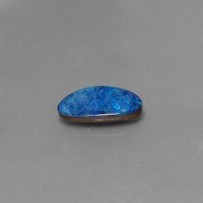 Dupleto de opala multicolorido natural 1,20ct, forma extravagante, opaco