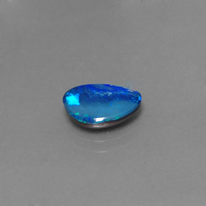 Dupleto de opala multicolorido natural 1,33ct, forma extravagante, opaco