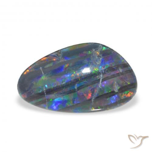 3.25ct Natural Multicolorido Opala Triplet, Chique, Opaco