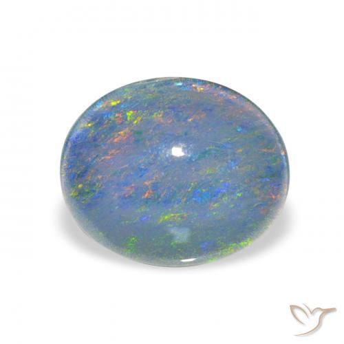 2.42ct Multicolorido Opala Triplet, oval, Opaco