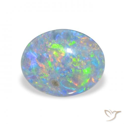 2.31ct Natural Multicolorido Opala Triplet, oval, Opaco