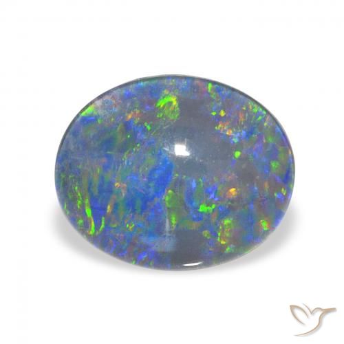 2.68ct Natural Multicolorido Opala Triplet, oval, Opaco