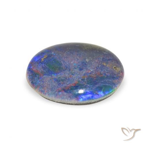 Opala Triplet Multicolorido Natural 2.41ct, oval, Opaco
