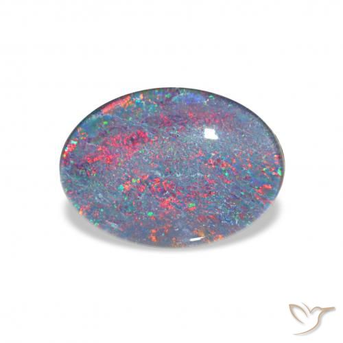 3.74ct Multicolorido Opala Triplet, oval, Opaco