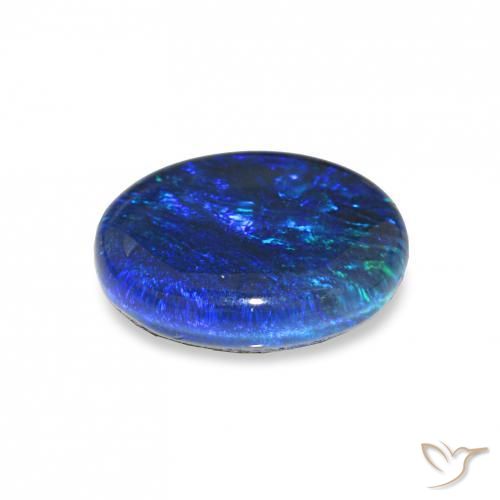 Opala Triplet Multicolorido Natural 3.21ct, oval, Opaco